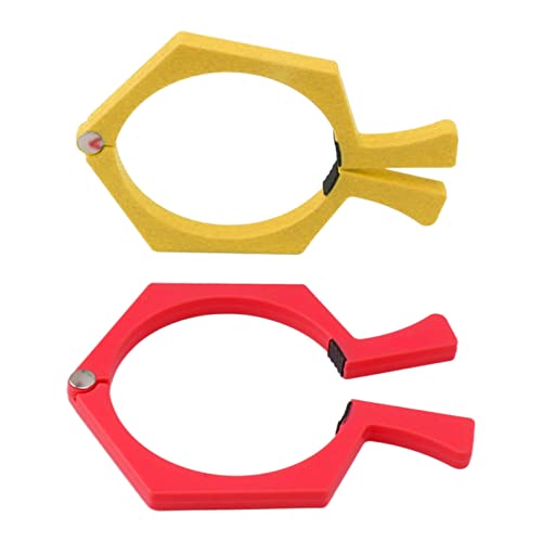 Yctze 2pcs Sublimation Cup-Klemmen für 20 Unzen Tumbler, Nicht-Schlupf-Verpackungswerkzeug für Wärmeübertragungen (Orange, Rot und Gelb) von Yctze