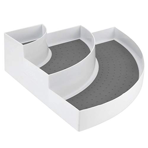 Yctze 3 -Tier -Eckschalte Organisator für Gewürze und Gewürze Platz Sparsames Küchenständer für Flaschen und Kräuter Einfach zu Bedienen und Sauberer Speicherwerkzeug zu Verwenden von Yctze