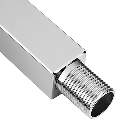 Yctze 30 Cm Chrom Quadratische Decke Duschweiterungsarm - Wandmontage Duschkopfverlängerung für Ein Besseres Badeerlebnis von Yctze