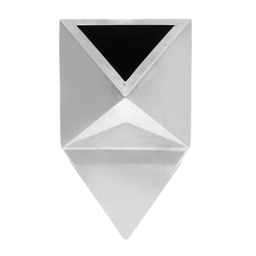 Yctze 304 Edelstahlblumenvase mit Elegantem Rhombus -Design - Kompaktes Modernes Tabletop für Zuhause, Büro, Wohnzimmer und Studio Yctze 304 Edelstahlblumenvase mit Elegantem Rhombus -Design - Kompaktes Modernes Tabletop für Zuhause, Büro, Wohnzimmer und Studio von Yctze