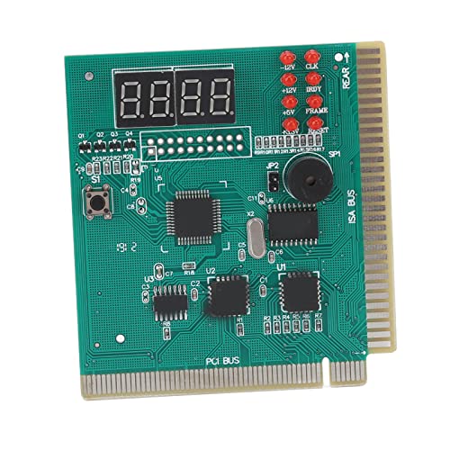Yctze 4-stellige PC-Diagnosekarte, Standard-PCI-ISA-Anschluss, Dual-Post-Code-Anzeige, für Desktop-PC-Hauptplatine von Yctze