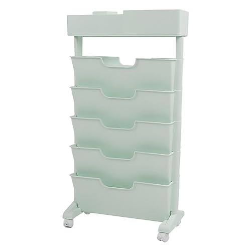 Yctze 5 Tier Bewegliche Bücherregal Multifunktional Abnehmbar (Blue) von Yctze