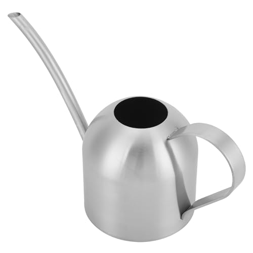 Yctze 500 Ml Edelstahlwässerung mit Langem Ausstrich für den Gebrauch Im Innen- und Außenbereich - Ergonomischer Griff für Komfortablen Griffe, Ideal für Gartenpflanzen und Blumen (1000 ml) von Yctze