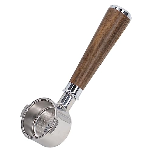 Yctze 51 Mm Bodenloser Portafilter für EC0310 - Kaffeegriff aus Edelstahl mit Korb, Einfach zu und Kompatibel (Geben Sie einen schwarzen Säurezweig ein) von Yctze