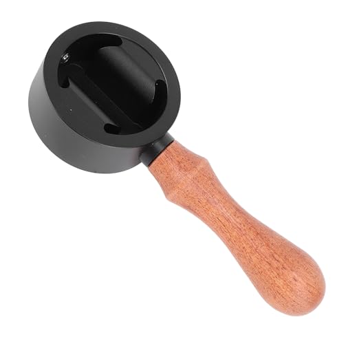 Yctze Aluminiumlegierung Kaffeemaschine Dampfhebel mit Holzknopf für 878 Kaffeemaschinen - Stilvoll und Einfach zu Bedienen (BLACK) von Yctze