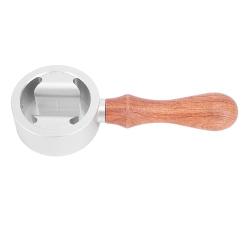 Yctze Aluminiumlegierung Kaffeemaschine Dampfhebel mit Holzknopf für 878 Kaffeemaschinen - Stilvoll und Einfach zu Bedienen (SILVER) von Yctze