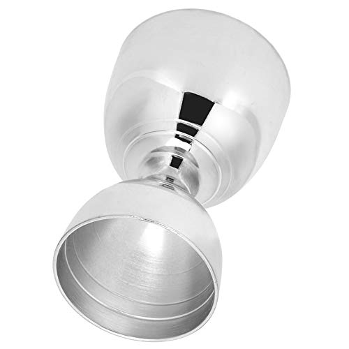 Yctze Edelstahl Doppelkopf Cocktail Jigger Mixer - Präzisions -Bartend Werkzeug für Home Bar & Party Accessoire (SILVER) von Yctze