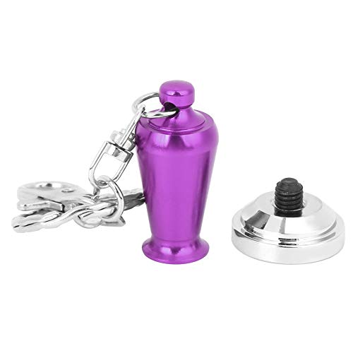 Yctze Edelstahl -Mini -Kaffee Manipulationsschlüsselkette Tragbares Kaffee Presswerkzeug, Eindeutige Schlüsselringdekoration für Kaffeeliebhaber (PURPLE) von Yctze