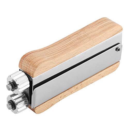 Yctze Edelstahldraht -Crimper -Werkzeug für Bienenstockrahmeninstallation Bienenzucht Drahtwerkzeug mit Bequemem Holzgriff und Metallrädern Yctze Edelstahldraht -Crimper -Werkzeug für Bienenstockrahmeninstallation Bienenzucht Drahtwerkzeug mit Bequemem Holzgriff und Metallrädern von Yctze