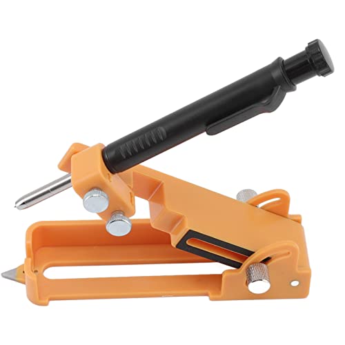 Yctze Einstellbare Multifunktions -Schreibwerkzeugkonstruktionsstift - Aluminiumlegierung Holzbearbeitungsmarkierungsmesser für DIY Projekte, Genaue Messung und Formverfolgung (YELLOW) von Yctze