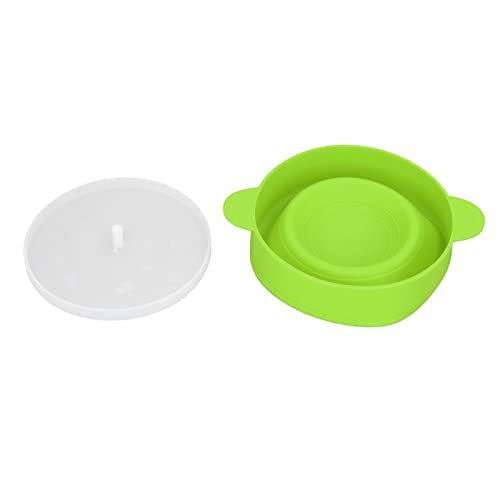 Yctze Großer Mikrowellen -Popcorn -Popper mit Deckelgriff BPA freie, Faltbare Silikonschüssel, Temperaturbeständig für DIY Popcorn (GREEN) von Yctze
