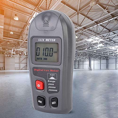 Yctze Handheld Digital Luxmeter -Lichtmesser mit LCD -Display, 200.000 LX Bereiche, Auto-/Manuell Reichweite und Haltefunktion für eine Genaue Beleuchtungsstrangmessung Yctze Handheld Digital Luxmeter -Lichtmesser mit LCD -Display, 200.000 LX Bereiche, Auto-/Manuell Reichweite und Haltefunktion für eine Genaue Beleuchtungsstrangmessung von Yctze