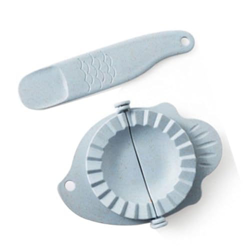 Yctze Hangable Dumpling Maker Set mit Löffel - Multifunktionales Küchenwerkzeug in Lebensmittel -PP Kunststoff für Einfache Knödelzubereitung (BLUE) von Yctze
