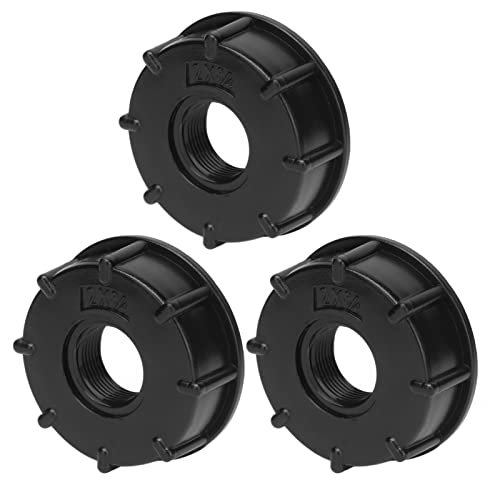 Yctze Hochwertiges 3-teiliges IBC-Tank-Anschlussset, Grobgewinde-Schlauchablassadapter aus Kunststoff mit 60 Mm Innendurchmesser, säure- und Alkalibeständig, Ideal für die Yctze Hochwertiges 3-teiliges IBC-Tank-Anschlussset, Grobgewinde-Schlauchablassadapter aus Kunststoff mit 60 Mm Innendurchmesser, säure- und Alkalibeständig, Ideal für die von Yctze