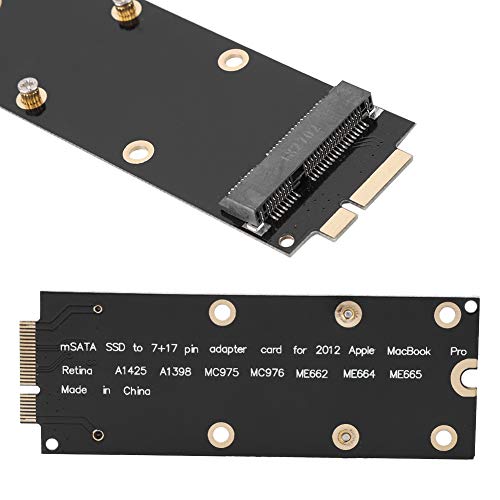 Yctze MSATA SSD zu Adapterkarte SSD Konverter Adapter für 2012 Pro MC976 A1425 A1398 Adapter 2012 Pro MC976 A1425 A1398 für Plug & Play, Keine Treiber erforderlich. von Yctze