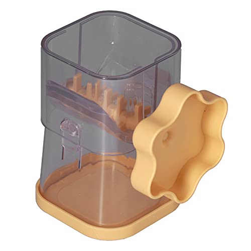 Yctze Manuelles Nusshacker - Mühelose Handkurbelmut für Mandeln, Haselnüsse und Pekannüsse - Leicht zu Reinigen und Ideal Zum Hacken von Nüssen und Gewürzen (YELLOW) von Yctze