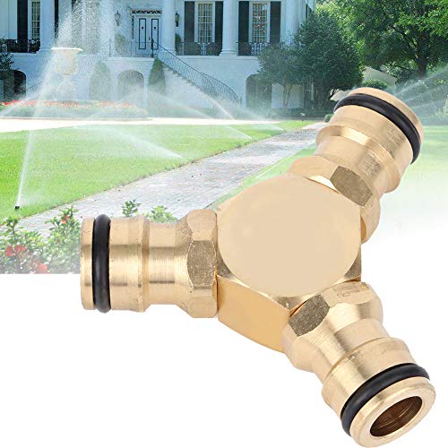 Yctze Messing Quick Connection T-Shose-Schlauchanschluss-Adapter für Gartenwasserrohr-Einfach Installieren, Lecksicher und Langlebig Yctze Messing Quick Connection T-Shose-Schlauchanschluss-Adapter für Gartenwasserrohr-Einfach Installieren, Lecksicher und Langlebig von Yctze