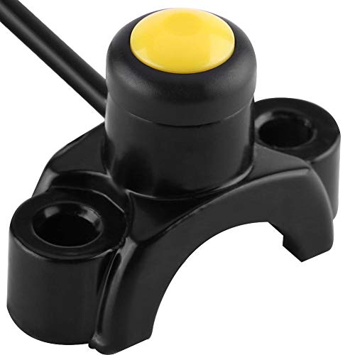 Yctze Motorrad Lenkerschalter Motor Killschalter Motorrad Motorschalter Aluminium Motorrad Lenker Motor Start Stop Kill Knopfschalter Ersatz für Pit Dirt Bike ATV Quad(Ein Stil) von Yctze