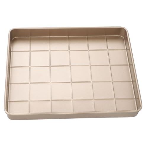 Yctze Multifunktionaler Kohlenstoffstahl Nicht -Stick -Backblech Pfanne Ofenschale für Blätterteig, Cupcakes und Mehr (Stil 1) von Yctze