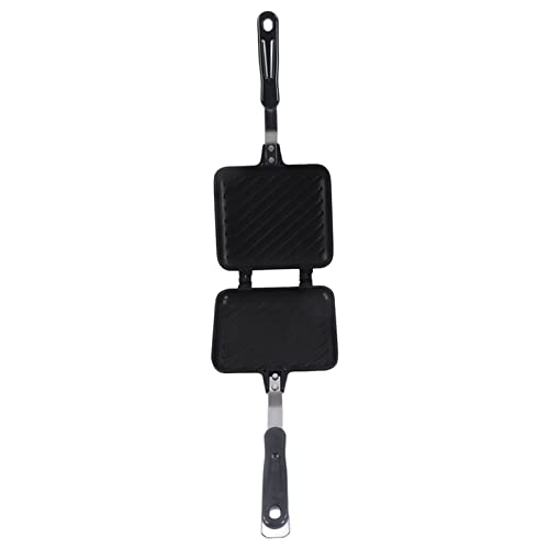 Yctze Nicht -STICK -Sandwichpfanne, Doppelseitige Bratpfanne Zum Frühstück, Kompaktes Design, Leicht zu Reinigende Panini Hersteller mit Komfortables Griff Ideal für Haushalt, Wohnheim oder Büro Yctze Nicht -STICK -Sandwichpfanne, Doppelseitige Bratpfanne Zum Frühstück, Kompaktes Design, Leicht zu Reinigende Panini Hersteller mit Komfortables Griff Ideal für Haushalt, Wohnheim oder Büro von Yctze