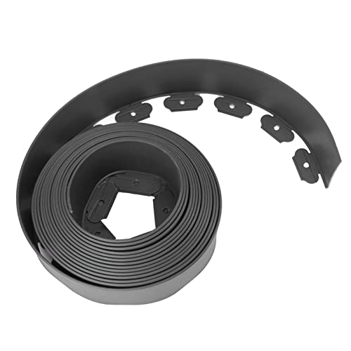 Yctze Premium No Dig Landscape Edging Kit mit 30 Einsätzen - Flexibler Gartengrenze für Rasen, Blumenbeet und Gemüsegarten (10cm*5cm*10 m) von Yctze