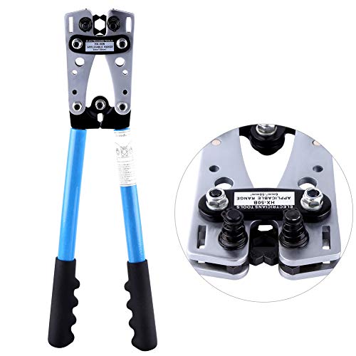 Yctze Professionelles Hex Crimper Tool Kabelbaum Kabelbaumkabel Kabel -Kabel -Crimpa -Zange mit Rotierenden Stimmungen für Nicht Isolierte Terminals von Yctze