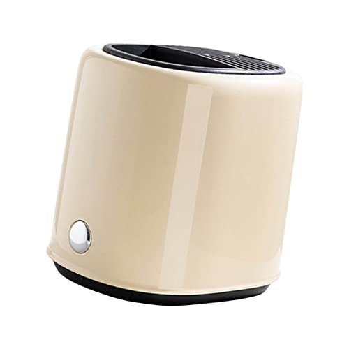 Yctze Retro -Messer -Block Utensilhalter 2 in 1 Arbeitsplattenorganisator mit Großer Kapazität für die Küche Einfach zu Reinigende, Universelle Messerspeicherlösung (Beige) von Yctze