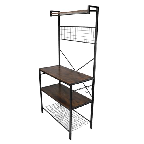 Yctze Schichtes Regal für Küchengeräte - Robustes Metallrahmen Mehrschichtiger Speichereinheit für Mikrowellen und Mehr Yctze Schichtes Regal für Küchengeräte - Robustes Metallrahmen Mehrschichtiger Speichereinheit für Mikrowellen und Mehr von Yctze