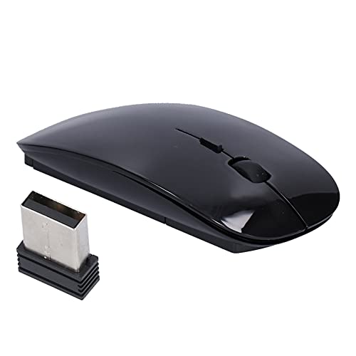 Yctze Schlank mit USB-Empfänger für Laptop und Büro – Omic-Design in Leuchtenden Farben (Black) von Yctze