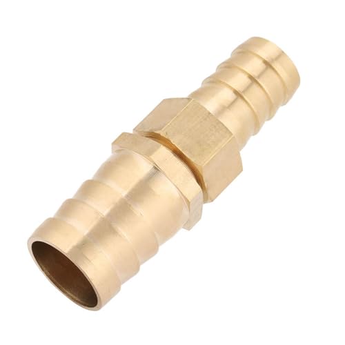 Yctze Schlauchverbinder Messing Messing Barb Reducer Tube Splicer Joiner Pipe Fitting Connector Adapter Schlauchverbinder Reduzierung 1 Zoll auf 3/4 Zoll (19–25 mm) von Yctze