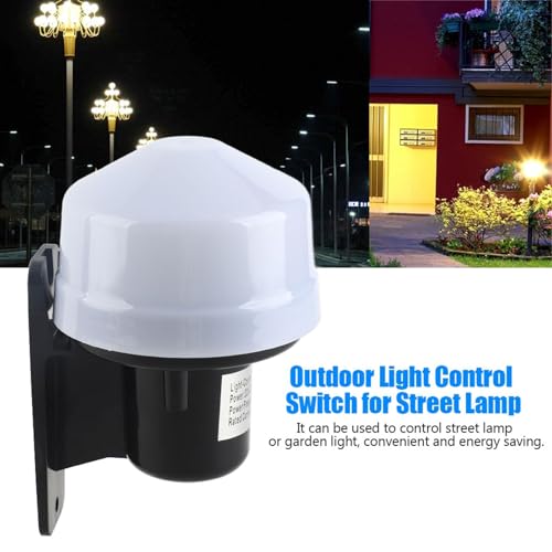 Yctze Sensible Lichtsteuerungsschalter Im Freien für Straßen- und Gartenlampen - Automatisches Ein/Aus Beleuchtungssystem AC 230V von Yctze