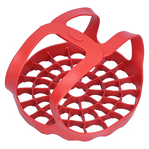 Yctze Silikondampfer Multifunktional Tragbarer Abflusskorb für Schnellkochtopf und Backware -Sling - BPA freier Silikonlifter für Sicheres Kochen und Einfaches Handling von Yctze