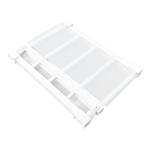 Yctze Spannungsstangenregal 14,2 Zoll Erweiterbares Lagerregal für Schrank und Schrank, Näserfreies Verstellbares Spannungsregal für Schuhe, Bücher und Mehr (30-40 cm) von Yctze
