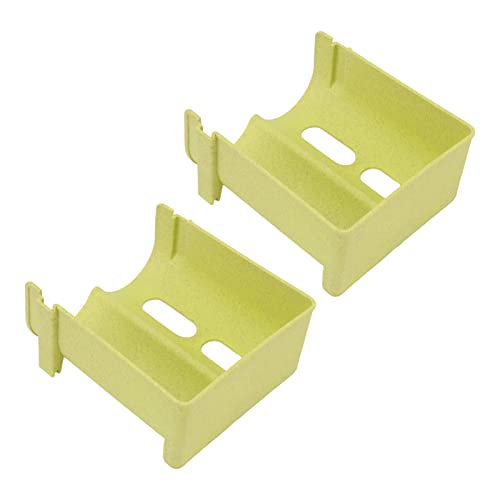 Yctze Stapelbarer Kabinett Wine Rack & Wasserflaschenhalter - Grüne 2pcs, Drop -Resistant Organizer für Kühlschrank und Arbeitsplatte, Raumsparende Getränkespeicherlösung von Yctze