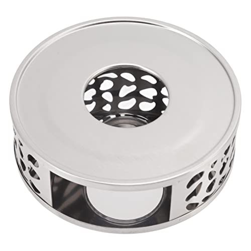 Yctze Stylish Edelstahl -Teekannenheizung mit Hohlem Design für Ein Gemütliches Teeerlebnis zu Hause (Unregelmäßiges Loch) von Yctze