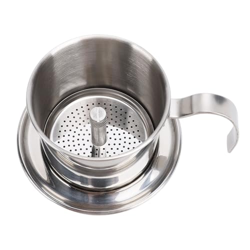Yctze Tragbare 304 Edelstahl Vietnamesische Kaffeemaschine 200 Ml Tropf Ideal für Reisen-, Heim- und Kaffeeliebhaber von Yctze