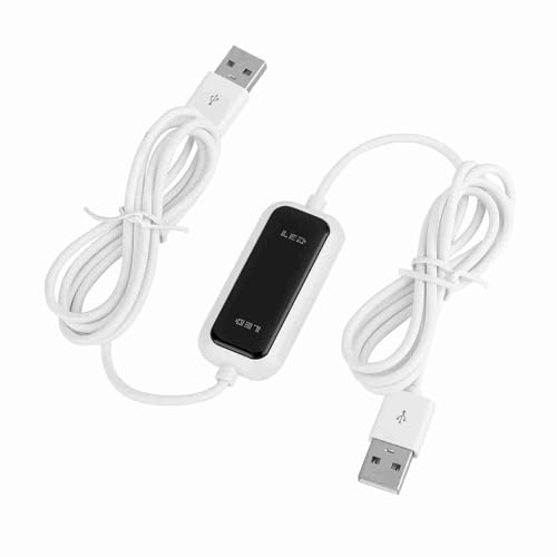 Yctze USB 2.0-Datenübertragungs-Brückenkabel, Online-File-Sharing-Link-Adapter für Laptop-PC, Hochgeschwindigkeits-Datenübertragung von Yctze