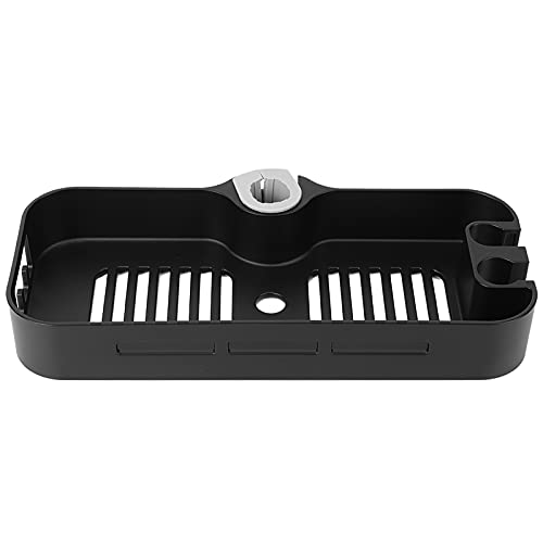 Yctze Verstellbare Matte Schwarze Duschstahl -Lagerregal -Regal mit Duschkopfhalter Badezimmerzubehör für Organisierte Lagerung Yctze Verstellbare Matte Schwarze Duschstahl -Lagerregal -Regal mit Duschkopfhalter Badezimmerzubehör für Organisierte Lagerung von Yctze