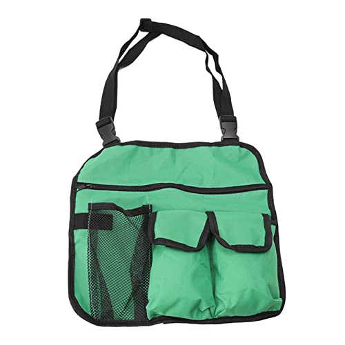 Yctze Verstellbarer Campingstuhl Hängende Beutel - Wasserdichtes Oxford -Stoff Armlehnen Organisator mit Seitentaschen für Strandstühle, Liege und Wanderer (Green) von Yctze