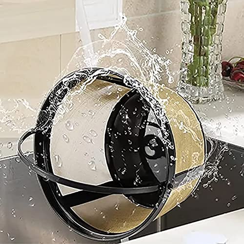 Yctze Wiederverwendbares Kaffeekegel -Sieb aus Edelstahlkegel für Kaffee zu Hause - Einfach zu und Design Yctze Wiederverwendbares Kaffeekegel -Sieb aus Edelstahlkegel für Kaffee zu Hause - Einfach zu und Design von Yctze