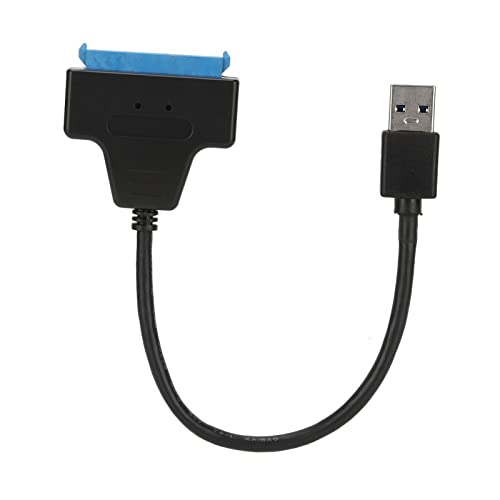 Yctze zu-USB-A-Kabel, USB 3.0-zu-III-Festplattenadapter, Kompatibel für 2,5-Zoll-3,5-Zoll-Festplatten und SSDs, Unterstützt UASP-zu-III-Festplattenadapter, Kompatibel für von Yctze