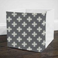 Grau Plus // Abdeckung Für Aufbewahrungsbox Passend Ikea Kallax Oder Expedit Regal Drona Box Cover von YeahBabyGoods