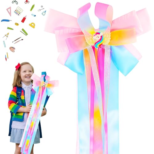 Schultütenschleife Einhorn,67×20cm Schultüte Schleife,Zuckertütenschleife,Schultüte für Mädchen Junge,Schleifen für Zuckertüten,Schulanfang Einschulung Deko Schultütenschleife Einhorn,67×20cm Schultüte Schleife,Zuckertütenschleife,Schultüte für Mädchen Junge,Schleifen für Zuckertüten,Schulanfang Einschulung Deko von YeahBoom