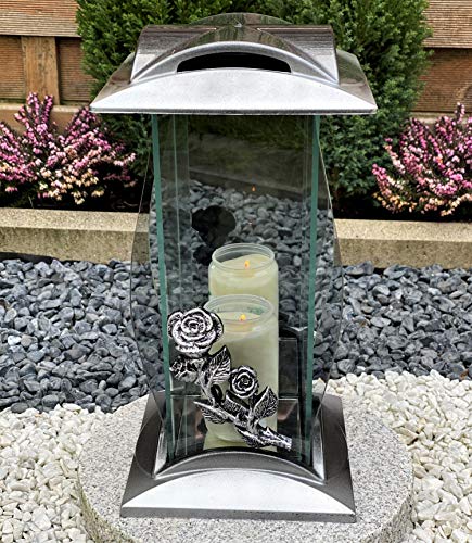 Grablampe Grablicht Grabdekoration Grabstein Grabschmuck Gartenlampe Kerze incl.Grabkerze Grablampe Grablicht Grabdekoration Grabstein Grabschmuck Gartenlampe Kerze incl.Grabkerze von Yeahitch