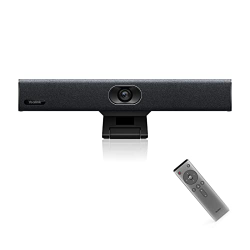 Yealink UVC34 4K Video-Konferenz-Kamera für Teams Zoom Certified 120° Weitwinkel-Webcam All-in-One USB Video Bar Auto Framing AI Face Enhancement Audio-und Video-Konferenz-System für Konferenzraum Yealink UVC34 4K Video-Konferenz-Kamera für Teams Zoom Certified 120° Weitwinkel-Webcam All-in-One USB Video Bar Auto Framing AI Face Enhancement Audio-und Video-Konferenz-System für Konferenzraum von Yealink