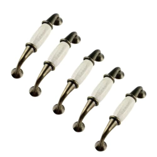 5 Stück 128 mm Hardware-Zubehör, Keramikknöpfe mit cremefarbener Glasur, Schranktüren, Möbel, Schubladengriffe, Retro, einfach und schick. 5 Stück 128 mm Hardware-Zubehör, Keramikknöpfe mit cremefarbener Glasur, Schranktüren, Möbel, Schubladengriffe, Retro, einfach und schick. von Yeandshi