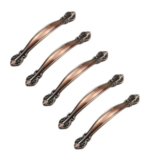 5 Stück Vintage-Schranktürgriffe, antike, antike Schleife, 128 mm Loch in der Mitte, Kleiderschrank-Ziehgriffe. 5 Stück Vintage-Schranktürgriffe, antike, antike Schleife, 128 mm Loch in der Mitte, Kleiderschrank-Ziehgriffe. von Yeandshi