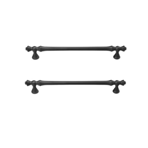 Schubladenknöpfe, 192 mm, Schwarz, 2 Stück, für Schminktisch, Schrank, Küchenschrank, Tür, Zinklegierung. Schubladenknöpfe, 192 mm, Schwarz, 2 Stück, für Schminktisch, Schrank, Küchenschrank, Tür, Zinklegierung. von Yeandshi