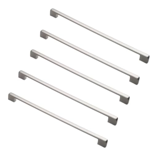 Yeandshi 5 Pack Silber Gebürstete Küchenschrank Zink Legierungs Türgriff, 320 MM Loch Mittelschrank Hardware Garderobe Griff Badezimmerschublade Ziehen. von Yeandshi