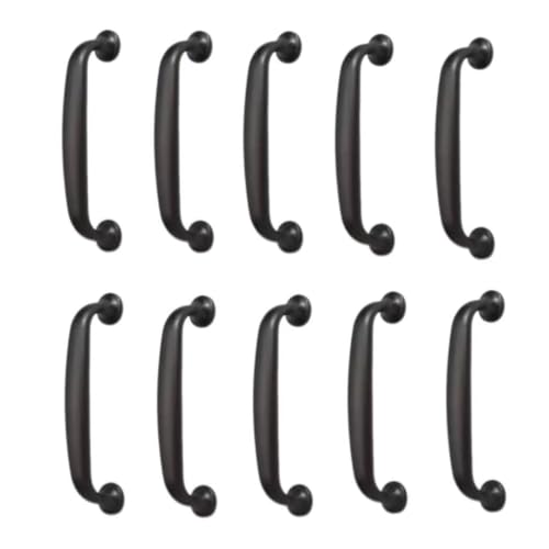 Yeandshi Schrankgriff, 96 mm Lochabstand, Zinklegierung, Schubladen-Türgriff, 10-teiliges Set, Grau Yeandshi Schrankgriff, 96 mm Lochabstand, Zinklegierung, Schubladen-Türgriff, 10-teiliges Set, Grau von Yeandshi